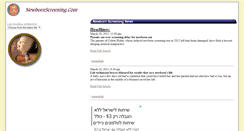 Desktop Screenshot of newbornscreening.com
