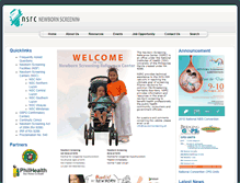 Tablet Screenshot of newbornscreening.ph